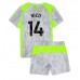 Manchester City Nico Gonzalez #14 Tredjedraktsett Barn 2025-26 Kortermet (+ Korte bukser)